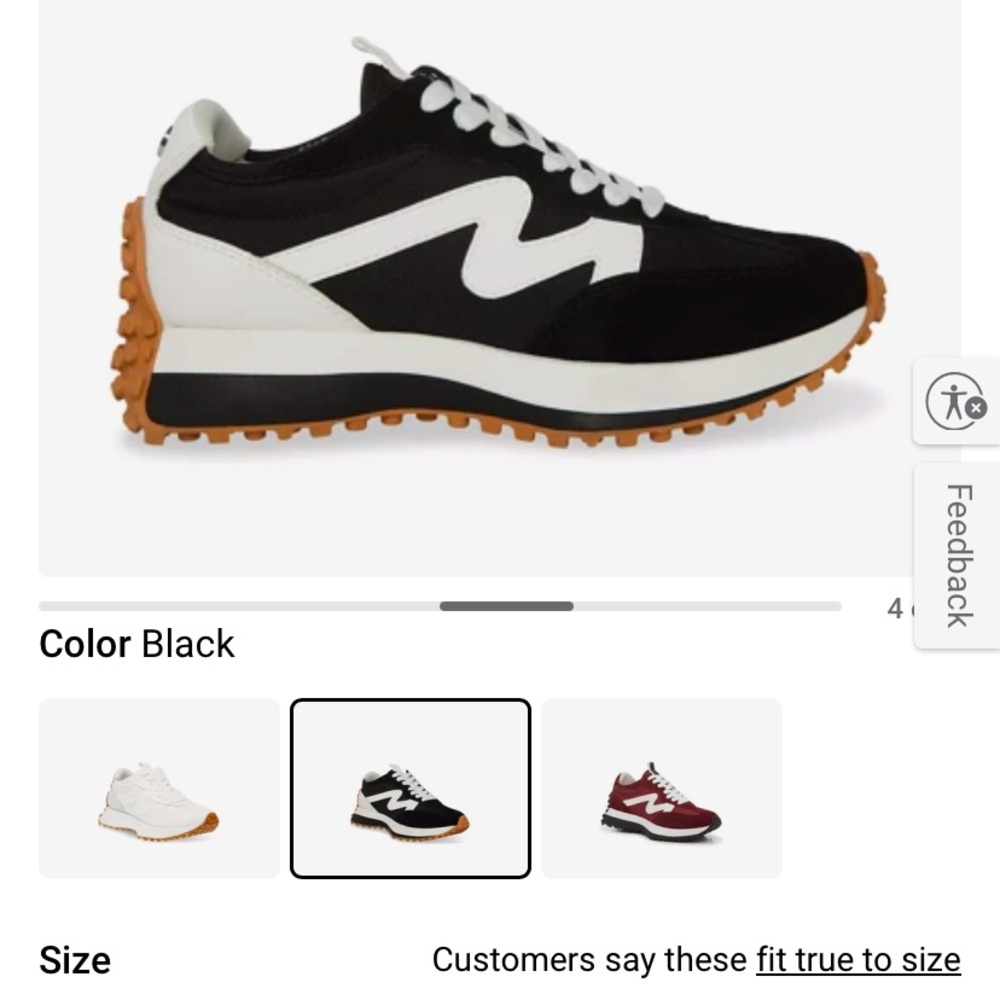 Steve Madden Campo Retro Jogger Sneaker - Women's - 8.5 - NWT - Picture 2 of 5